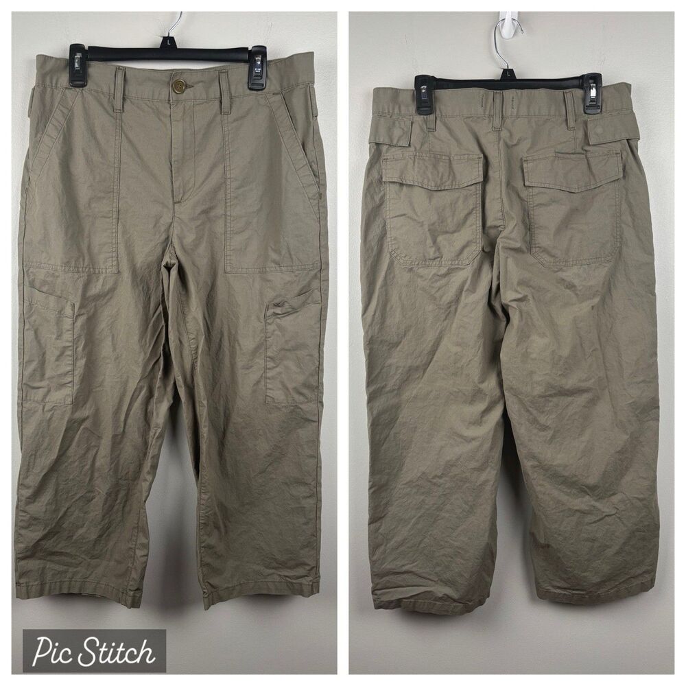 Agolde Daria Cargo Utility Pants Women’s 31 Wide Leg Baggy High Rise Crop